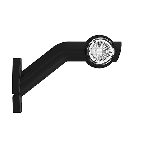 LED broadside lamp with angled stem Right 12-36v 20cm. cable - 2