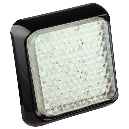LED Backljus med svart ram 12-24V 40cm kabel