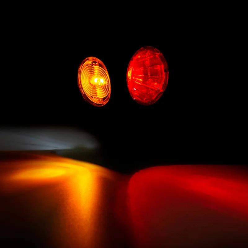 LED Dark Position lamp right red/white/amber 12/24v 50cm cable - 2