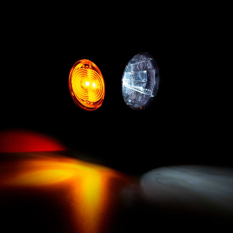 LED Dark Position lamp right red/white/amber 12/24v 50cm cable - 3