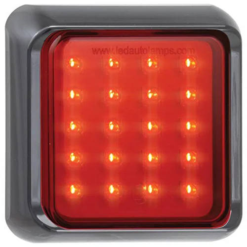 LED fog light with black bezel 12-24v 40cm. cable - 2
