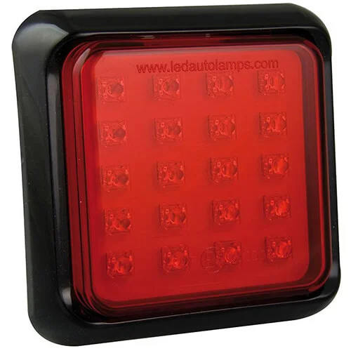 LED fog light with black bezel 12-24v 40cm. cable - 2