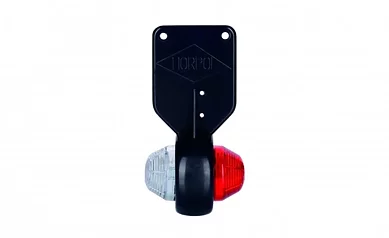 LED Front light left red/white 12/24v 35cm cable