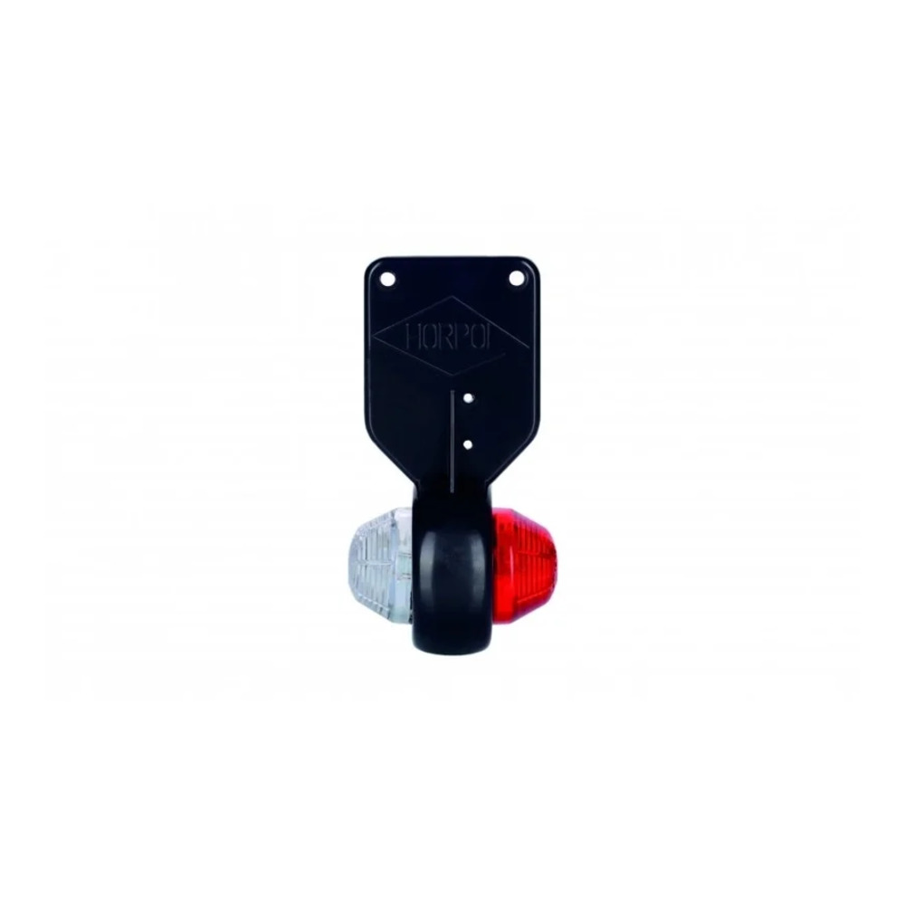 LED Sidemarkeringslys Venstre rød/hvit 12/24V 35cm kabel