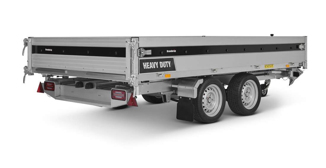 Brenderup Tippsläp Serie TT5000 Heavy Duty 375L 3000 kg - 12