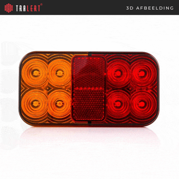 LED-kompakt baklys uten skiltbelysning 12V 40cm kabel - 2