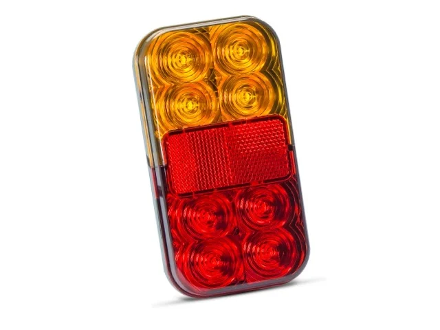 LED-kompakt baklys uten skiltbelysning 12V 40cm kabel
