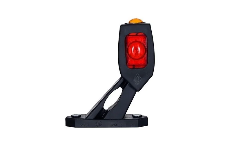 LED Sidemarkeringslys Venstre rød/hvit/gul 12/24V 50cm kabel