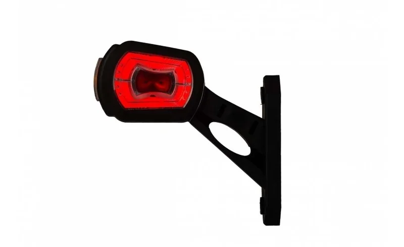 LED Sidemarkeringslys Venstre rød/hvit/gul 12/24V 50cm kabel - 5