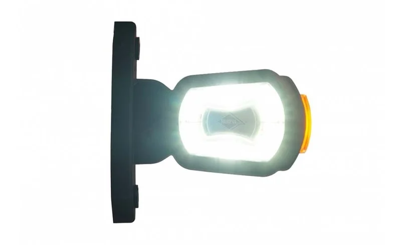LED Sidemarkeringslys Venstre rød/hvit/oransje 12/24V 50cm kabel - 4