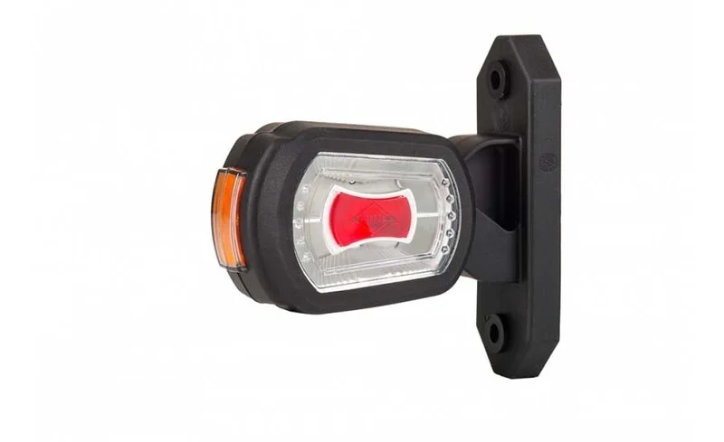LED Sidemarkeringslys Venstre rød/hvit/oransje 12/24V 50cm kabel - 6