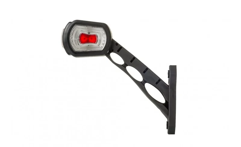 LED Sidemarkeringslys Venstre rød/hvit/gul 12/24V 50cm kabel - 4
