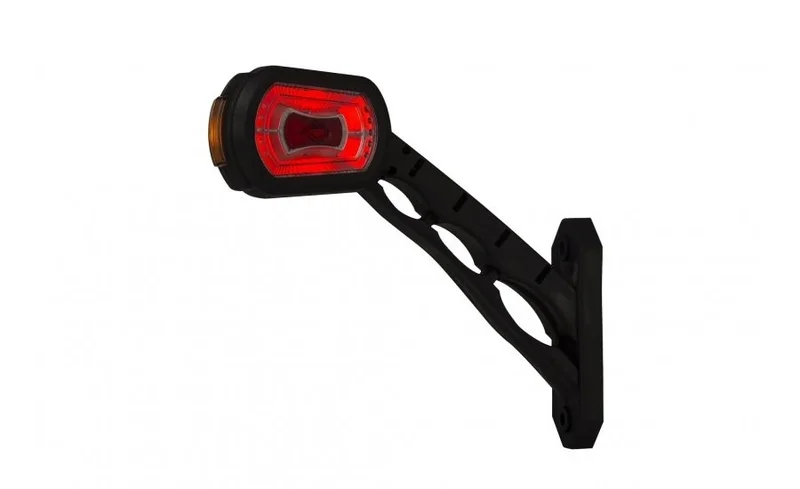 LED Sidemarkeringslys Venstre rød/hvit/gul 12/24V 50cm kabel - 3