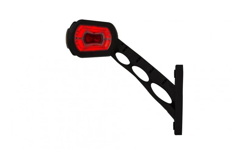 LED Sidemarkeringslys Venstre rød/hvit/gul 12/24V 50cm kabel - 2