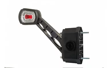 LED Front light left with alarm red/white/amber 12/24v