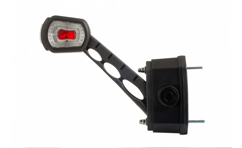 LED Sidemarkeringslys Venstre med alarm rød/hvit/amber 12/24V - 8