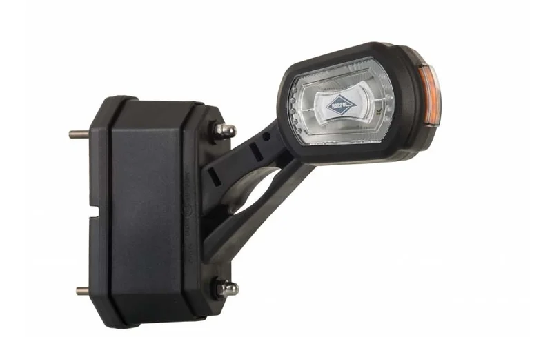 LED Front light left with alarm red/white/amber 12/24v - 4