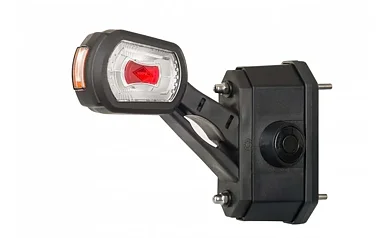 LED Front light left with alarm red/white/amber 12/24v