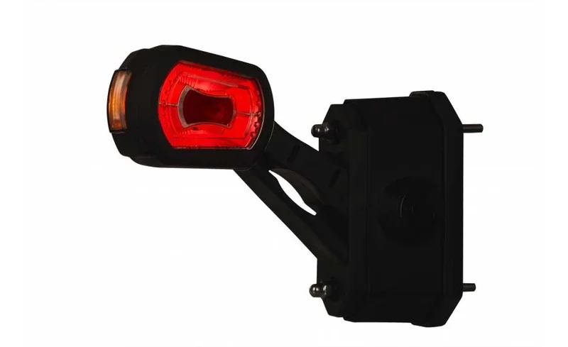 LED Front light left with alarm red/white/amber 12/24v - 5