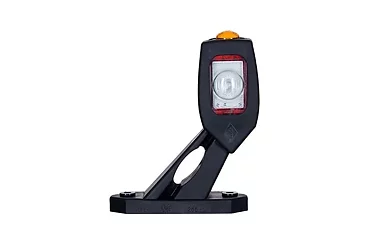 LED Front light left with alarm red/white/amber 12/24v