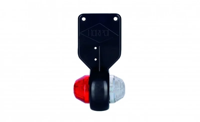 LED Front light right red/white 12/24v 35cm cable