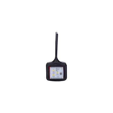 LED Front light right red/white 12/24v 50cm cable