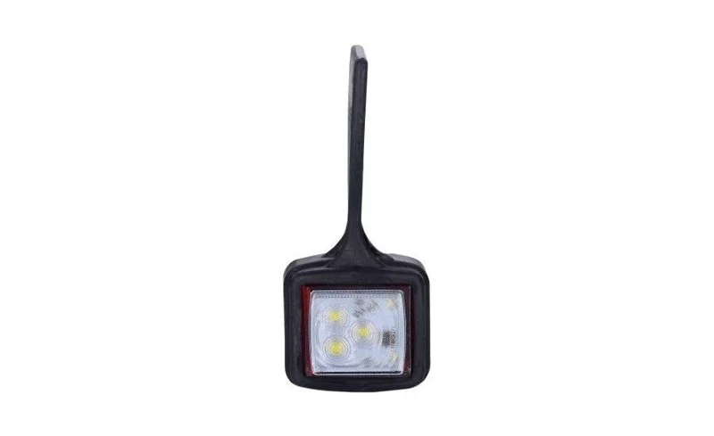 LED Sidomarkeringsljus Höger röd/vit 12/24V 50cm kabel