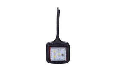 LED Front light right red/white 12/24v 50cm cable