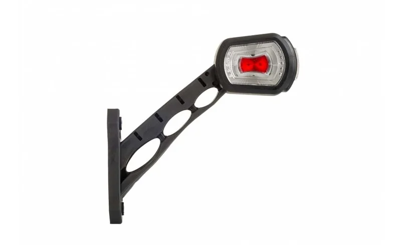 LED Sidomarkeringsljus Höger röd/vit 12/24V 50cm kabel - 4