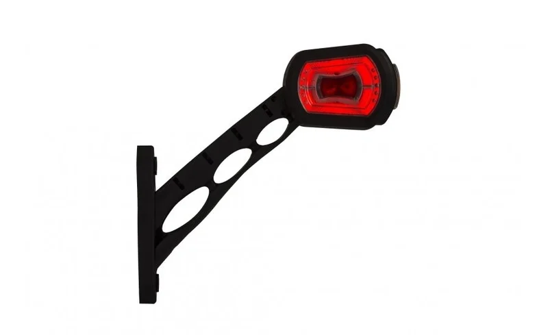 LED Sidomarkeringsljus Höger röd/vit 12/24V 50cm kabel - 5