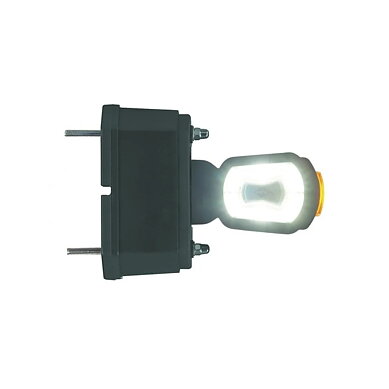 LED Front light right red/white/amber 12/24v 50cm cable