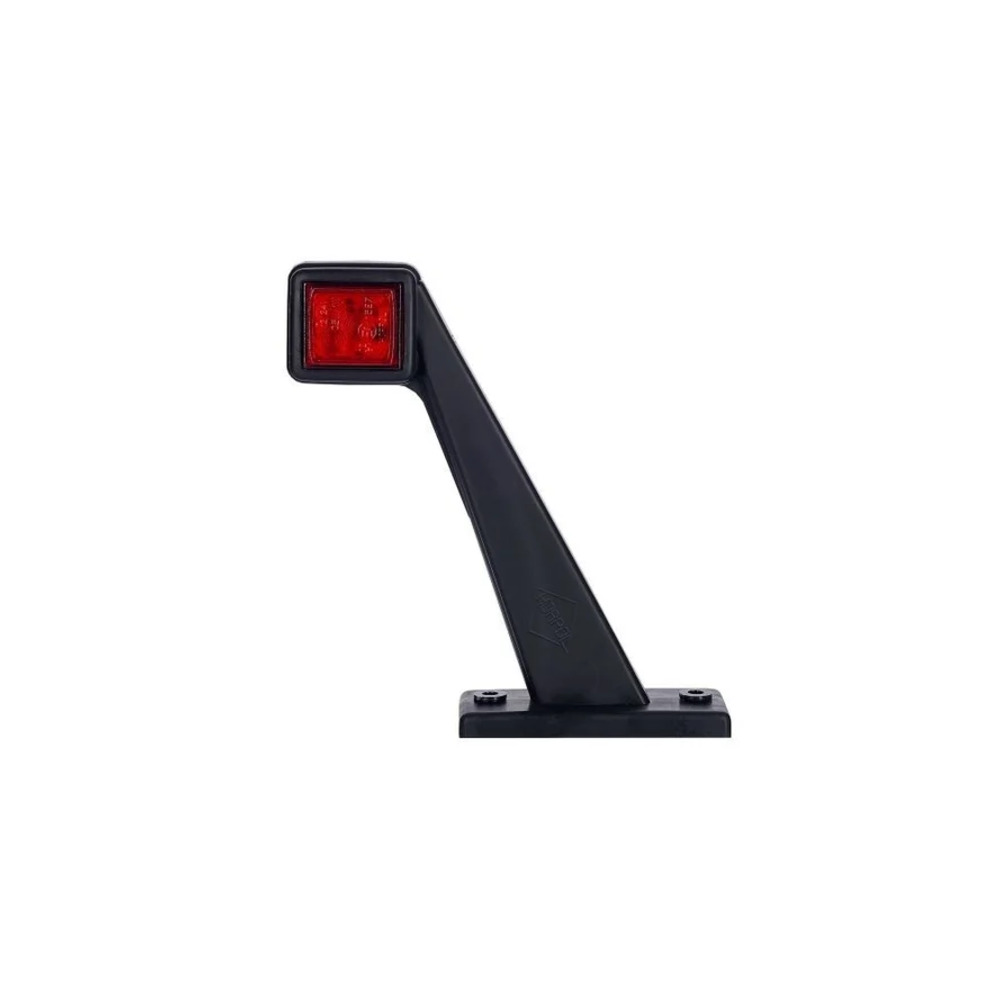LED Sidemarkeringslys Høyre rød/hvit/amber 12/24V 50cm kabel