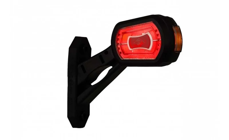 LED Sidomarkeringsljus Höger röd/vit/amber 12/24V 50cm kabel - 7