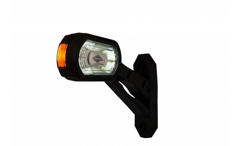 LED Sidomarkeringsljus Höger röd/vit/amber 12/24V 50cm kabel - 2