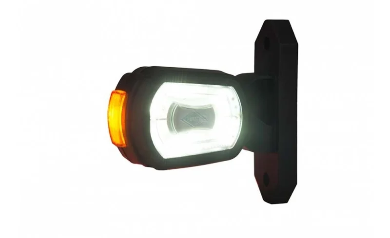 LED Sidomarkeringsljus Höger röd/vit/amber 12/24V 50cm kabel - 4