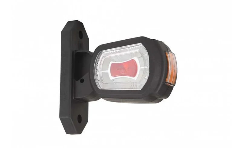 LED Sidomarkeringsljus Höger röd/vit/amber 12/24V 50cm kabel