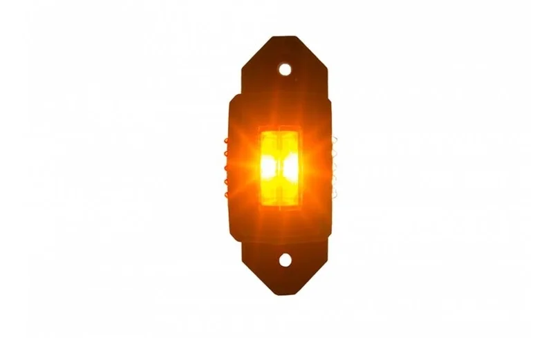 LED Sidomarkeringsljus Höger röd/vit/amber 12/24V 50cm kabel - 10