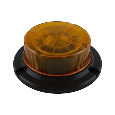 LED low base beacon amber | 3-bolt mounting | 12-24V | R65