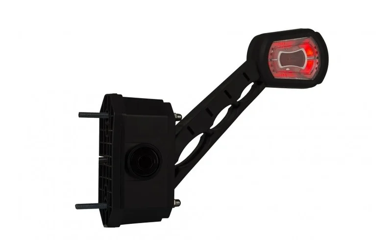 LED Sidemarkeringslys Høyre med alarm rød/hvit/amber 12/24V - 4