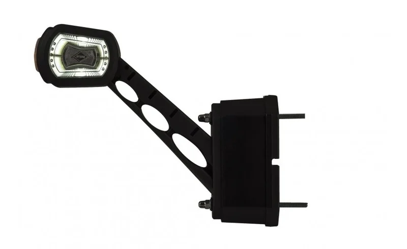 LED Sidemarkeringslys Høyre med alarm rød/hvit/amber 12/24V - 3