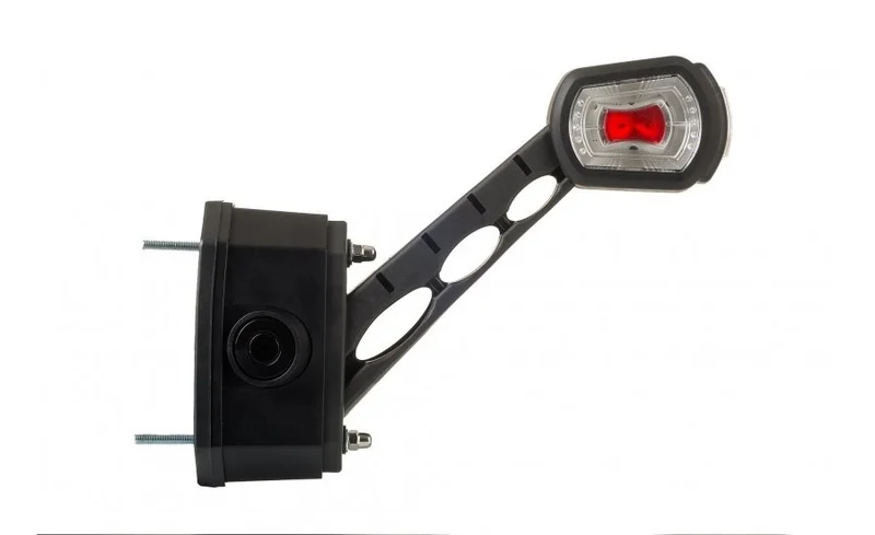 LED Sidemarkeringslys Høyre med alarm rød/hvit/amber 12/24V - 8