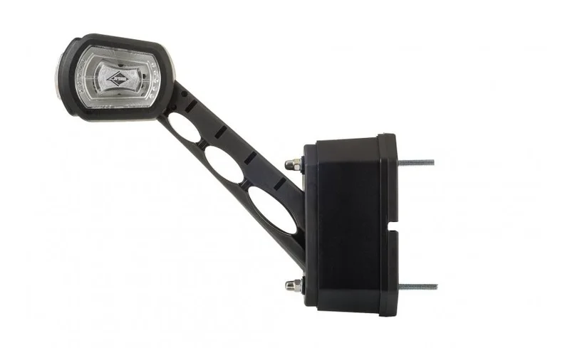 LED Sidemarkeringslys Høyre med alarm rød/hvit/amber 12/24V - 7