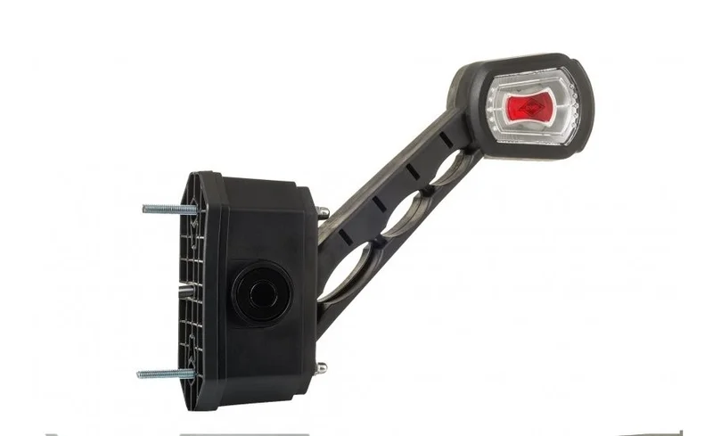 LED Sidemarkeringslys Høyre med alarm rød/hvit/amber 12/24V - 6