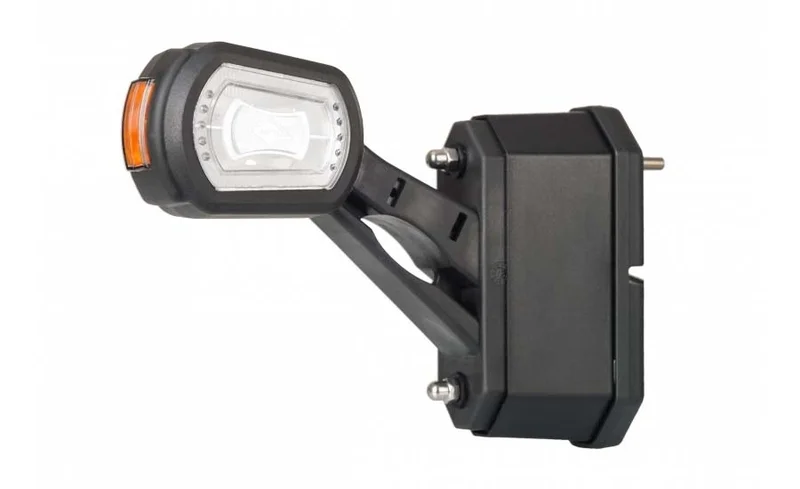 LED Front light right with alarm red/white/amber 12/24v - 6