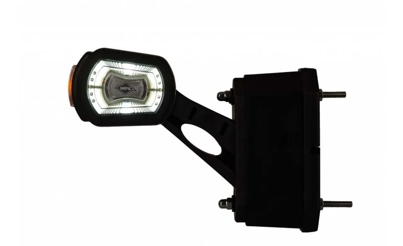 LED Front light right with alarm red/white/amber 12/24v - 8