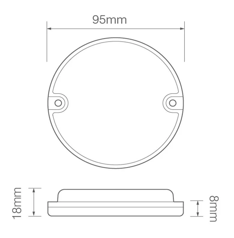 LED reverse light 12-24v 20cm. cable - 4