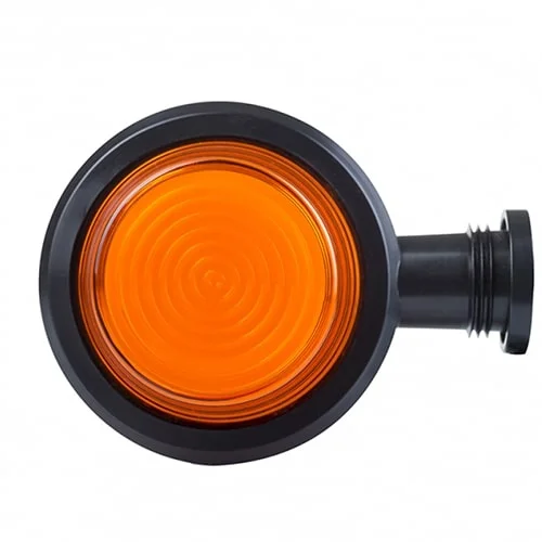 LED Sidemarkeringslys amber kort arm frostat glass 12-24V. - 4