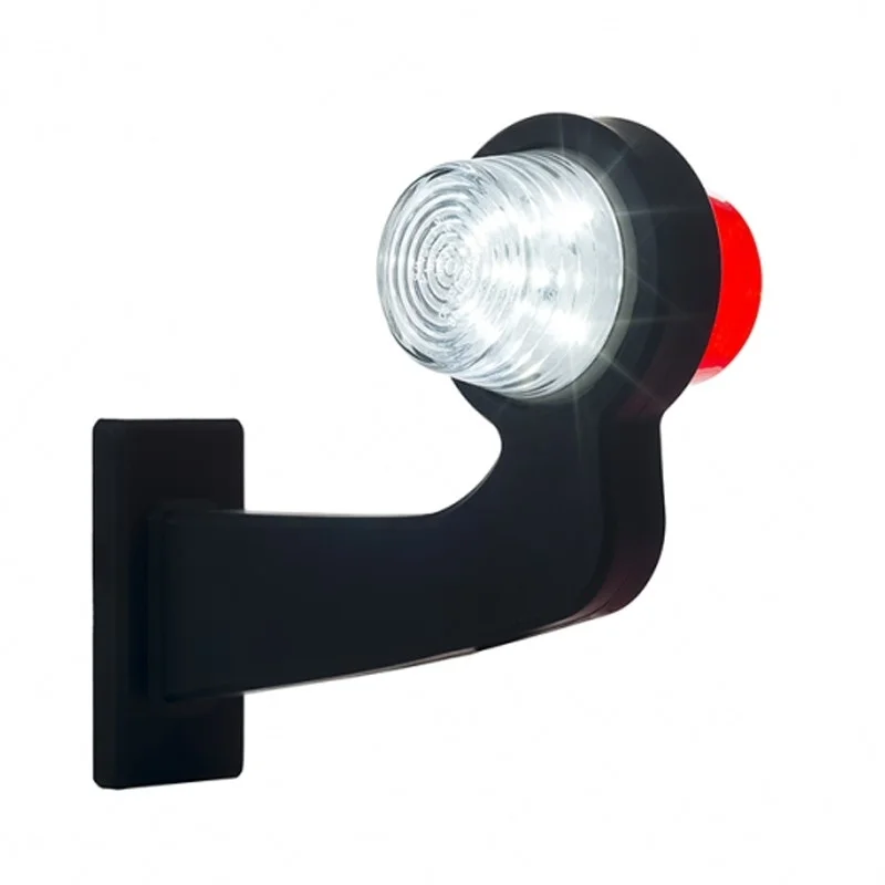 LED pendant lamp Right angled stem clear lens 12-24v