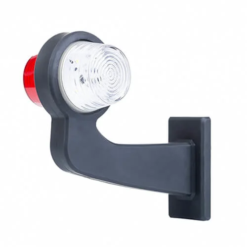 LED pendant lamp Right angled stem clear lens 12-24v - 3