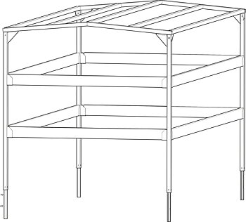 Kapellställning 150 cm